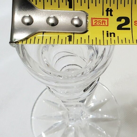 3 Marquis by Waterford Crystal Candlestick Holder Taper Candle Glass CALAIS 6" - Picture 16 of 16